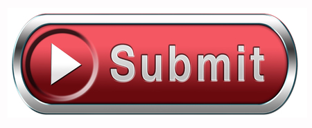 Submit button or icon for submitting data file or documentの写真素材