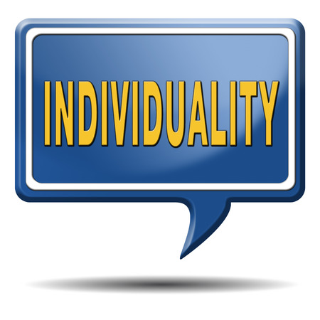 individuality stand out from crowd being different having a unique personality be one of a kind personal development and existenceの写真素材