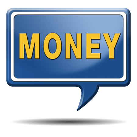 money icon search for cash or credit bank loan money icon earning money buttonの写真素材