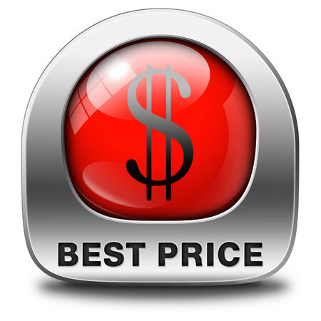 best price button low price or bargain special offer web shop icon の写真素材