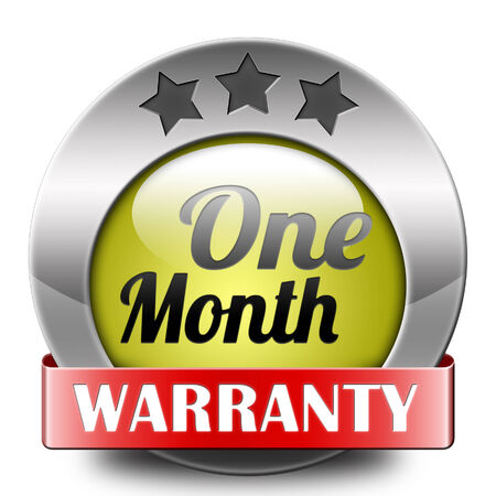 1 month warranty top quality product one month assurance and replacement best top quality guarantee guaranteed commitmentの写真素材