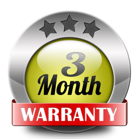3 month warranty top quality product three month assurance and replacement best top quality guarantee guaranteed commitmentの写真素材