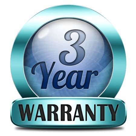 3 year warranty top quality product three years assurance and replacement best top quality guarantee guaranteed commitmentの写真素材