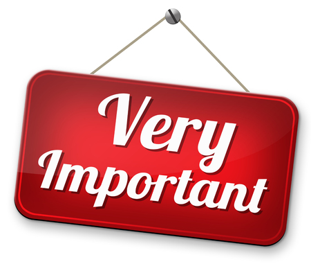 very important info highest priority information please pay attentionの写真素材