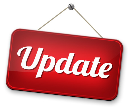 Update  updating software now and here to the latest newest version or new editionの写真素材