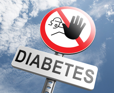 diabetes find causes and sceen for symptoms of type 1 or 2 prevention by dieting or treath with medication or low fat and sugar free dietの写真素材