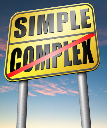 simple or complexity keep it easy and simplify solve difficult problems with simplicity or complex solution