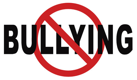 stop bullying prevention for no bullies at school work or in the cyber internetの写真素材