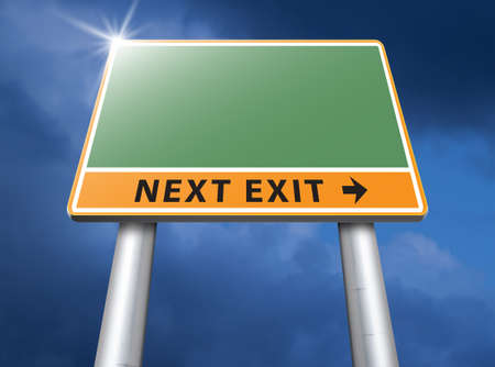 blank road sign billboard with copy space empty signpost with room for textの写真素材