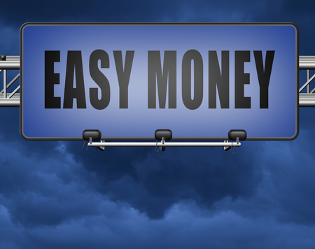 Fast easy money quick extra cash make a fortune online incomeの写真素材