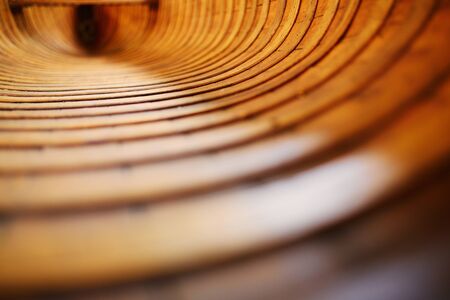 Boots frames in boat building as blurred background .の写真素材
