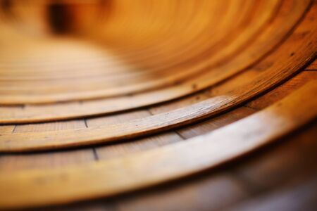 Boots frames in boat building as blurred background .の写真素材