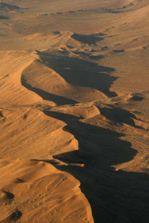 Aerial view of the Namib Desertの写真素材