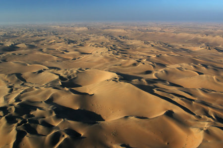 Aerial view of the Namib Desertの写真素材