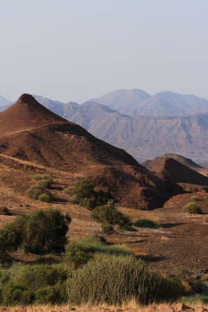 Landscape in Damaraland in northern Namibiaの写真素材