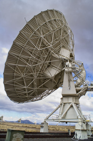 Landscape of Very Large Array of Radio Telescopes in New Mexico, USA.