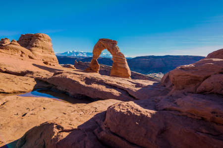 Beautiful Image taken at Arches National Park in Utahの写真素材