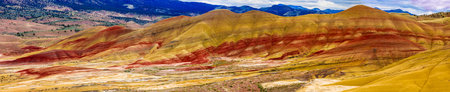 Beautiful Image of Painted Hills National Monument in Oregon, USAの写真素材