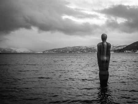 A mysterious sculpture.の写真素材