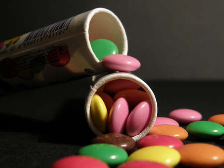 Two boxe's with bonbons                                        の写真素材