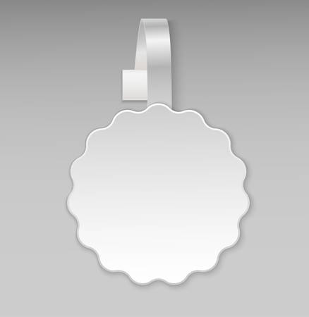 White round seal icon.のイラスト素材