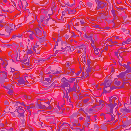 Pink psychedelic abstract swirls pattern.のイラスト素材