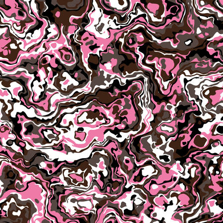 Pink psychedelic abstract background colorful swirls pattern. Modern fashion vector trendy trans pattern. Vector illustrationのイラスト素材