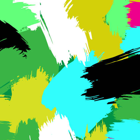 Template with space for your text or image. Retro vintage 80s or 90s fashion style abstract pattern background. Colorful vector illustration.のイラスト素材