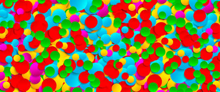 Multicolored festive paper confetti background. Vector illustration for decoration of holidays, postcards, posters, websites, carnivals, birthday partiesのイラスト素材