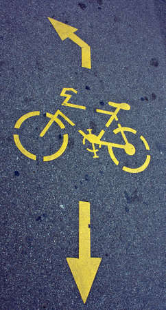bike signの写真素材