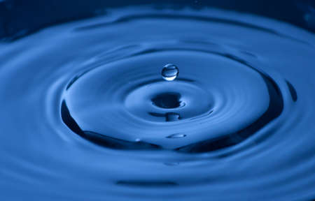 freeze drops of water, close-upの写真素材