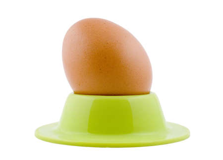 Egg in cupの写真素材