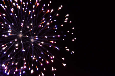 Fireworks in the festivalの写真素材