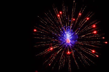 Fireworks in the festival