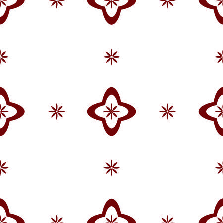 maroon seamless repeat patternのイラスト素材