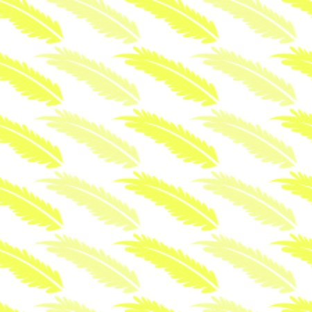 yellow feathers seamless printのイラスト素材
