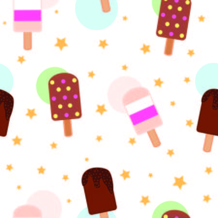 ice cream with white backgroundのイラスト素材
