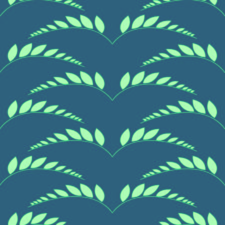 leaf feathers seamless patternのイラスト素材