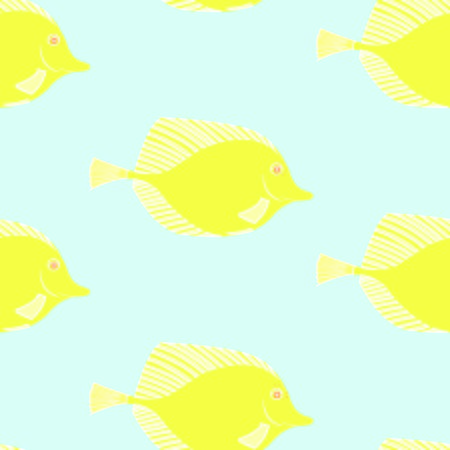 fish with blue backgroundのイラスト素材