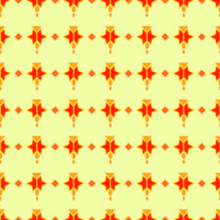 orange tribal print seamless printのイラスト素材