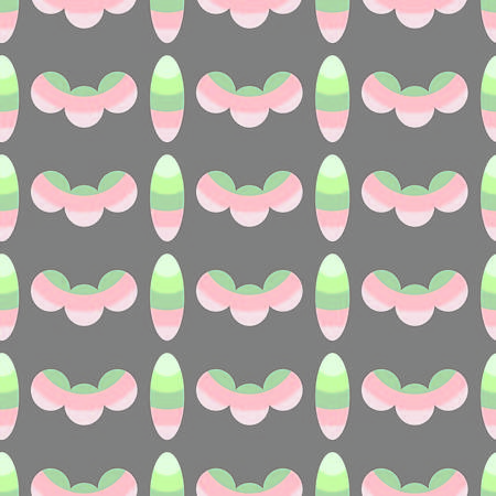 bubbles seamless patternのイラスト素材