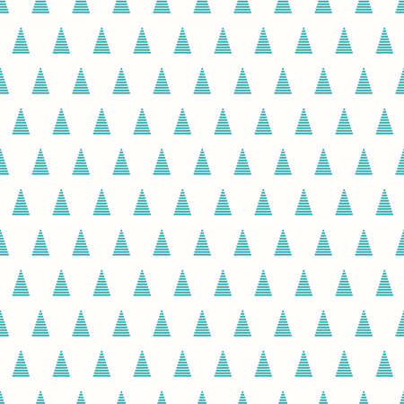 blue triangles geometric seamless repeat patternのイラスト素材