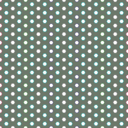 colorful Polygon with grey background geometric seamless repeat patternのイラスト素材