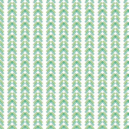 green pattern with white background geometric seamless repeat patternのイラスト素材