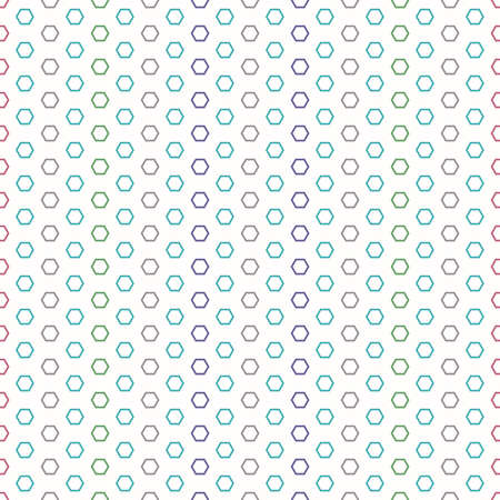 colorful polygon geometric seamless repeat patternのイラスト素材