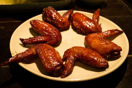 chicken wings  grillの写真素材