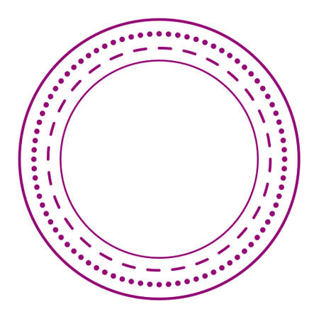Pink circle ornament, frame for the wedding, decoration. The background is from the circles.のイラスト素材