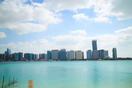 Abu Dhabi beachのeditorial素材