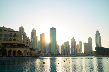 Dubai fountainsのeditorial素材