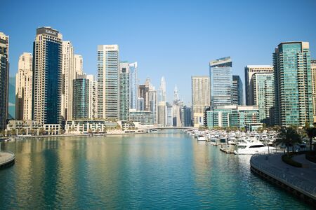 Dubai marinaのeditorial素材